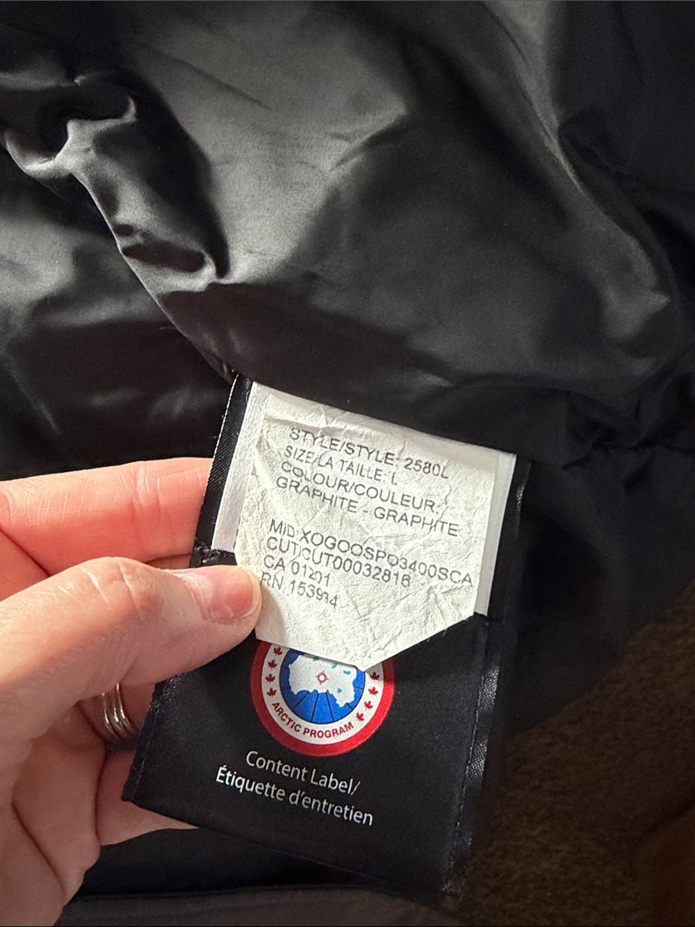 Canada Goose Rossclair - Graphite Grey Parka with Fur-Trim Hood - Picture 11 of 14